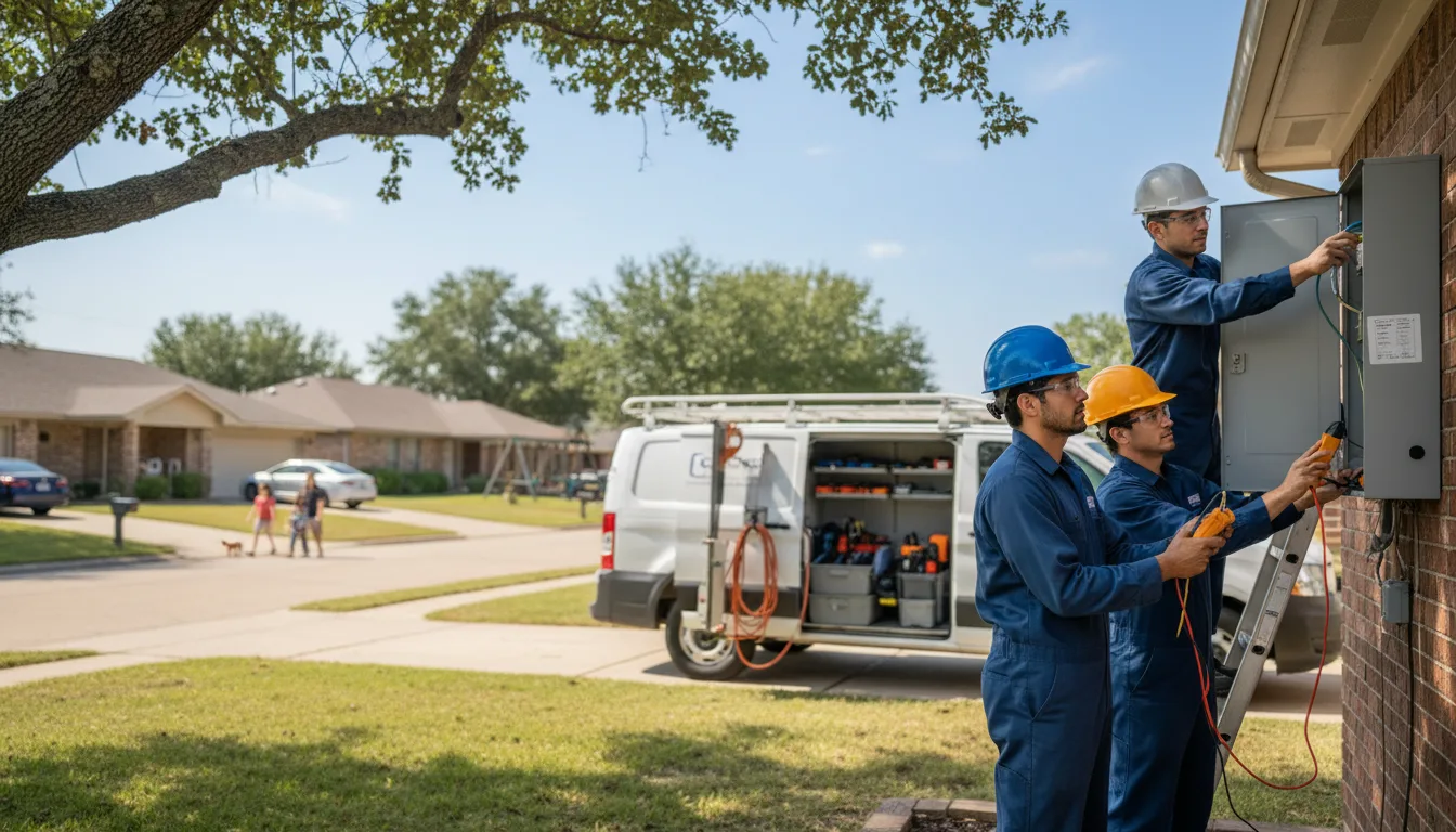 Certified electrician providing emergency electrical services in Center City, MN